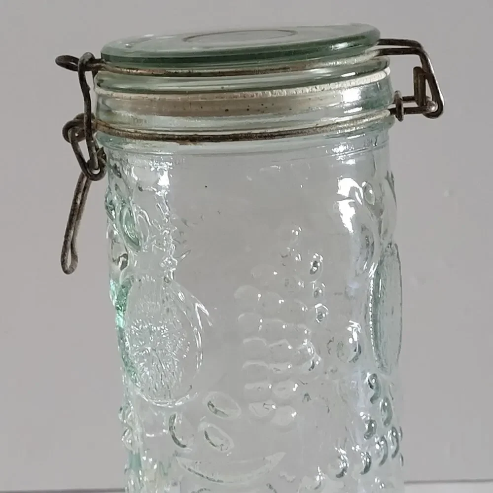 Charming Fruit Texture Glass Jar - 10